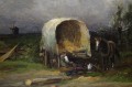 Młyn wodny wyjątkowe dzieło obraz olejny Paul Koster