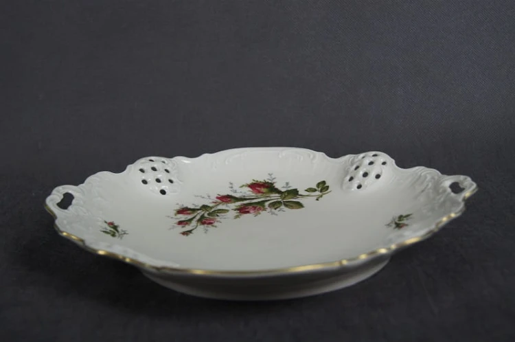 Dekoracyjna patera Rosenthal Moliere Moosrose