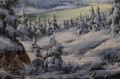 Rarytas Malownicza zimowa sceneria Bela Gabris Węgry