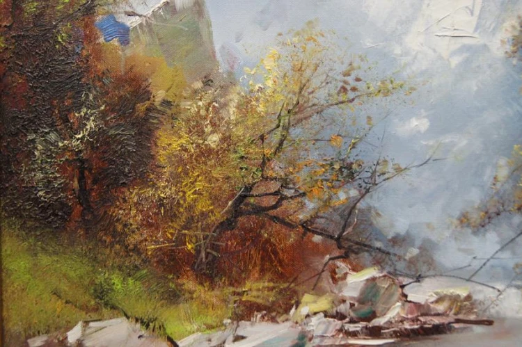 Górski strumień - Ingfried Paul Henze - Morro (1925-2013)
