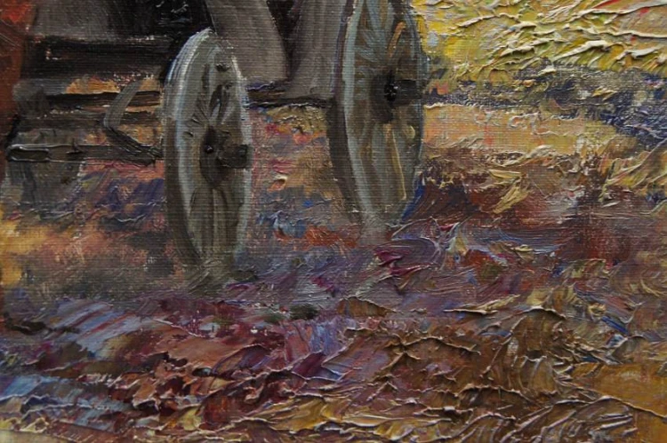 Ludwig Gschossmann malarstwo aukcyjne - Przejażdżka dorożką