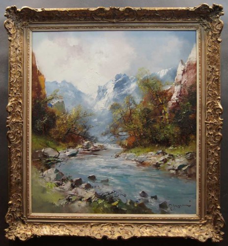 Górski strumień - Ingfried Paul Henze - Morro (1925-2013)