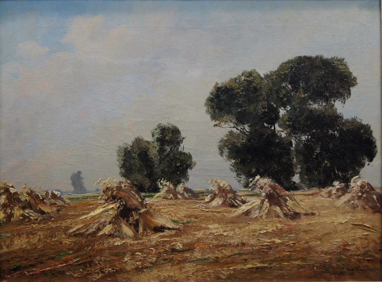 Jean Coune stary obraz olejny