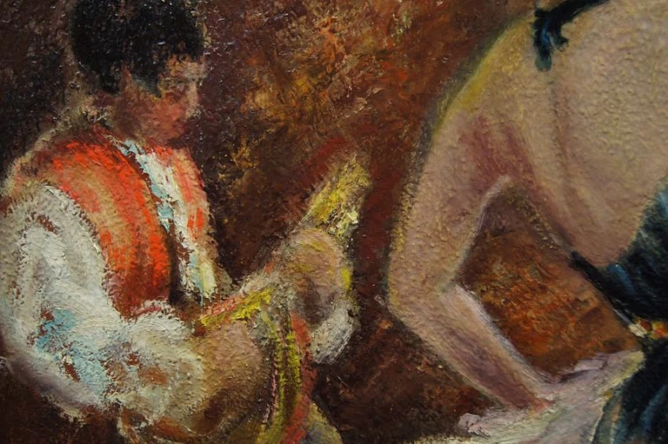 Tancerka Flamenco z kastanietami | Wyjątkowy obraz olejny do salonu