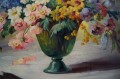 Letnie kwiaty na obrazie olejnym Hedwig Petermann