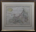 Pomorze stara mapa Prusy - Polska - Litwa 1770 rok