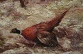 Friedrich Kottmann I Sarna i bażant animalistyczny obraz na desce