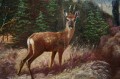 Friedrich Kottmann I Sarna i bażant animalistyczny obraz na desce