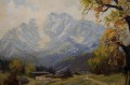 Walter Janotta - Jesienny widok z panoramą górską aukcyjny artysta