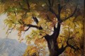 Walter Janotta - Jesienny widok z panoramą górską aukcyjny artysta