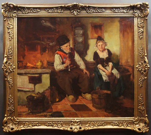 Gerhard Dickmeis I Opowieści dziadunia obraz olejny