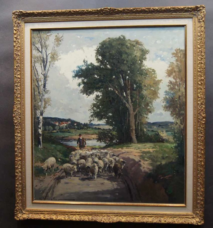 Karl Mohr ölgemälde
