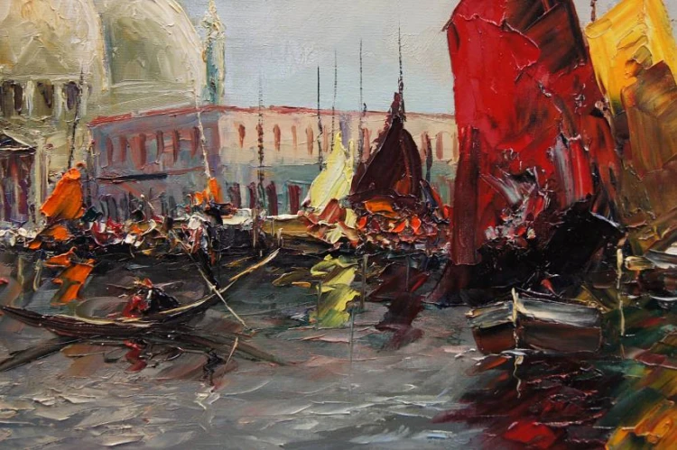 Wenecja Canal Grande z widokiem na Santa Maria - Benno Stadler