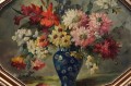 Kwiaty w pięknym wazonie aukcyjne malarstwo Hedwig Petermann