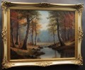 Wilhelm Thiele - Malarstwo pejzażowe Nostalgiczny leśny strumień