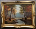 Wilhelm Thiele - Malarstwo pejzażowe Nostalgiczny leśny strumień