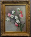 Karl Volker Bukiet goździków obraz malowany