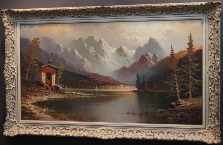 Gustav Weiss GUWE ölgemälde