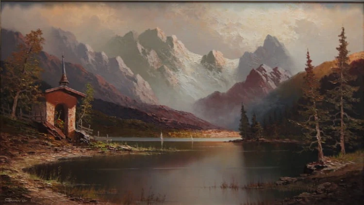 maler Gustav Weiss GUWE