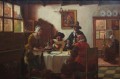 Philip Waldegg Wesoła scena w salonie obraz olejny