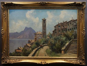 Jean Jacques Lüscher 1884-1955 - Włoski pejzaż