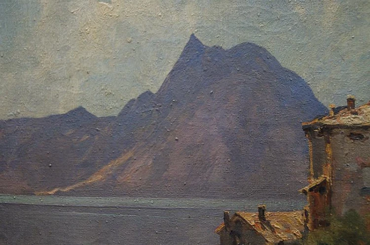 Jean Jacques Lüscher 1884-1955 - Włoski pejzaż