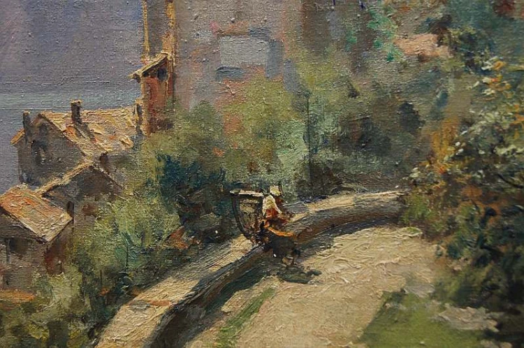 Jean Jacques Lüscher 1884-1955 - Włoski pejzaż