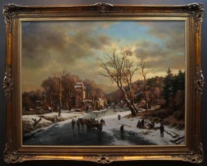 Obraz do pałacu Olbrzym !!!   Wyjątkowa zimowa sceneria Horst Altermann