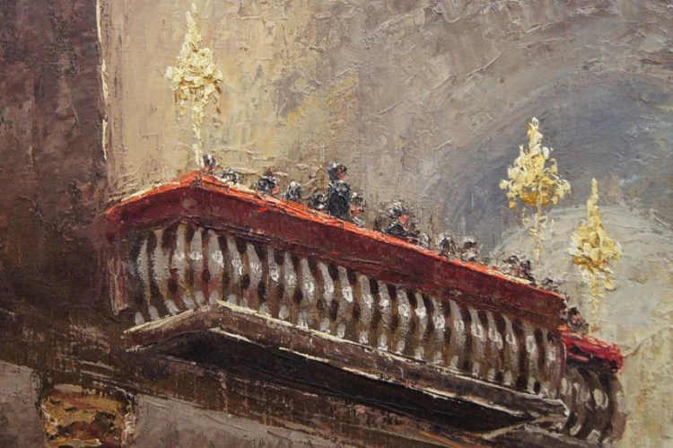 Pałacowy obraz - Dworski bal na tysiąc par Christian Stemmeler * 1928