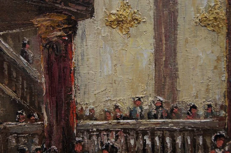 Pałacowy obraz - Dworski bal na tysiąc par Christian Stemmeler * 1928