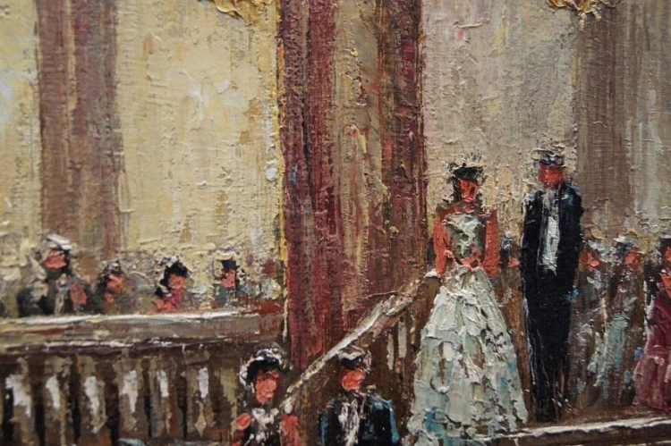 Pałacowy obraz - Dworski bal na tysiąc par Christian Stemmeler * 1928