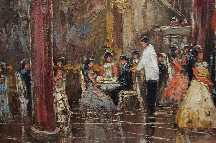 Pałacowy obraz - Dworski bal na tysiąc par Christian Stemmeler * 1928