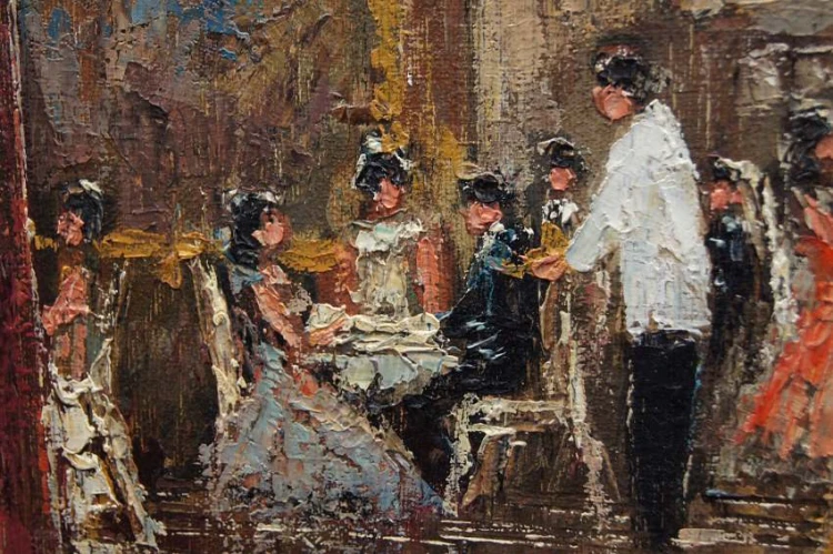 Pałacowy obraz - Dworski bal na tysiąc par Christian Stemmeler * 1928
