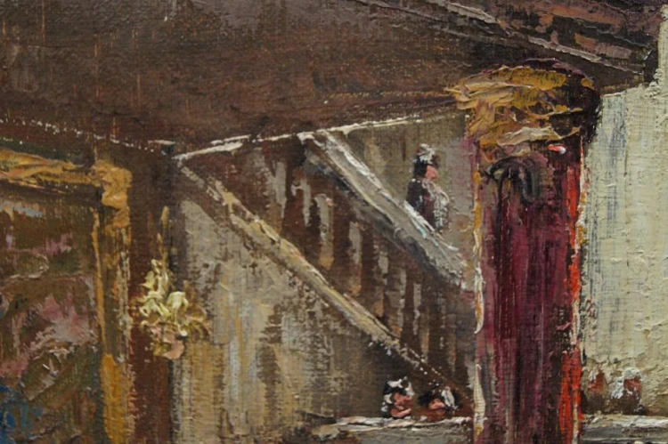 Pałacowy obraz - Dworski bal na tysiąc par Christian Stemmeler * 1928