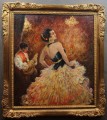 Tancerka Flamenco z kastanietami | Wyjątkowy obraz olejny do salonu