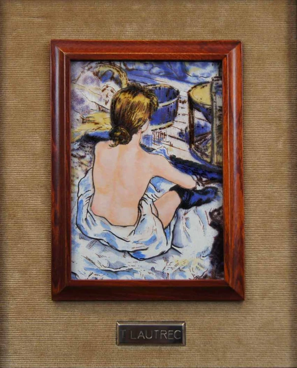 Obraz malowany emalią na blasze Edgar Degas - Tancerka