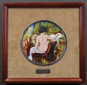 Obraz na blasze malowany emalią Auguste Renoir kobieta w sypialni