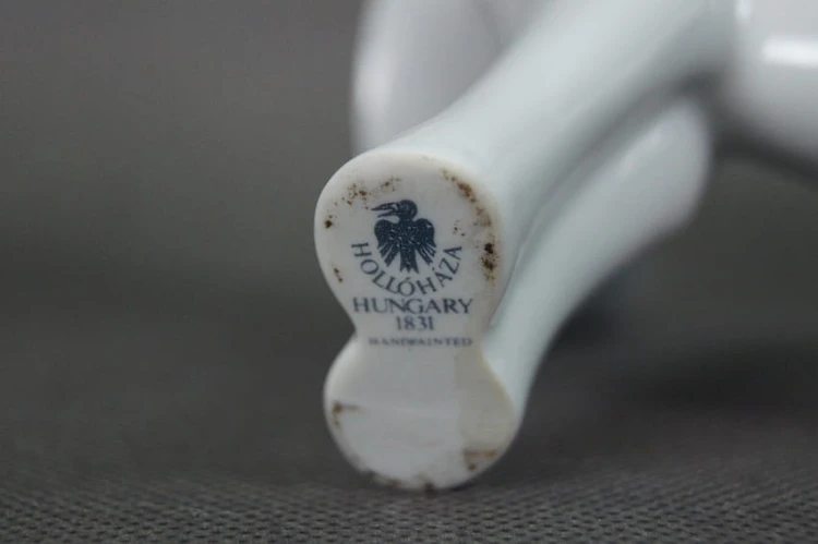 Słoń figurka z lat 60 węgierska porcelana Hollohaza