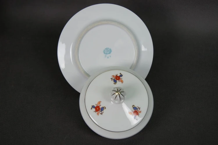Sorau - Żarska porcelana okrągła maselniczka Astoria