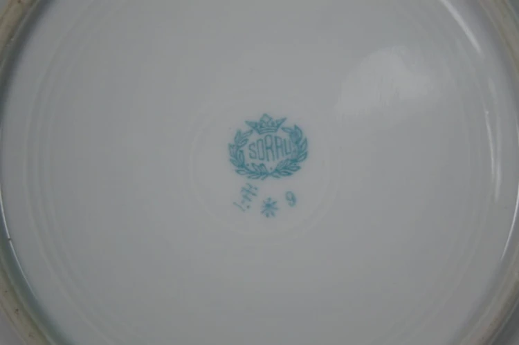 Sorau - Żarska porcelana okrągła maselniczka Astoria