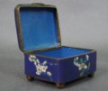 Unikat Kasetka szkatułka - emalia Cloisonné
