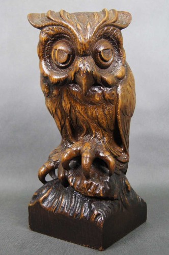 Sowa - Puchacz imponująca duża rzeźba