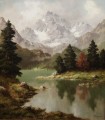 Górska panorama niemieckie malarstwo olejne Jurgen Winter