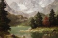Górska panorama niemieckie malarstwo olejne Jurgen Winter