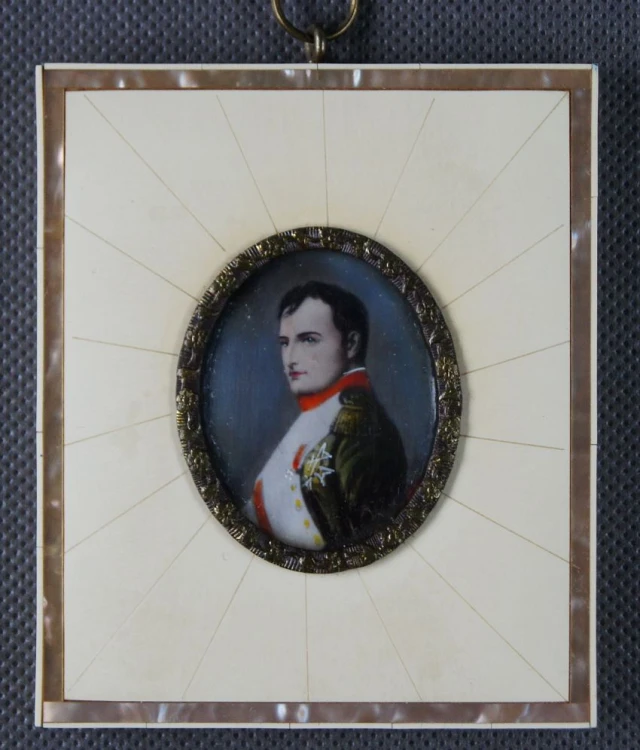 Napoleon Bonaparte - Miniatura ręcznie malowana