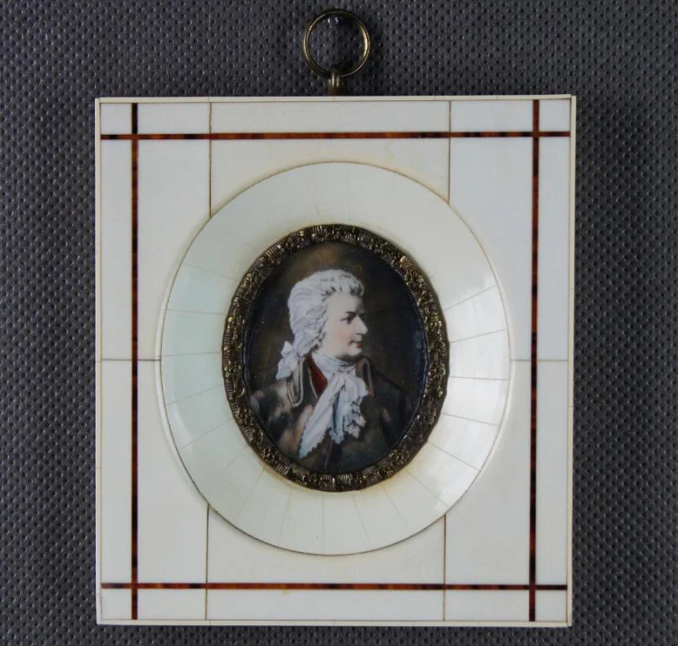 Mozart - Miniaturowy obraz w oprawie