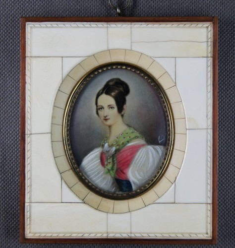 Księżniczka Lichtenstein - miniaturowy obraz ręcznie malowany