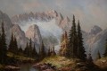 Pejzaż górski - obraz olejny Heinrich Bachmann