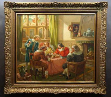 Szlacheckie zabawy partia szachów Hermann Prediger