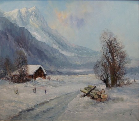 Obraz olejny na płótnie Gustav Türk